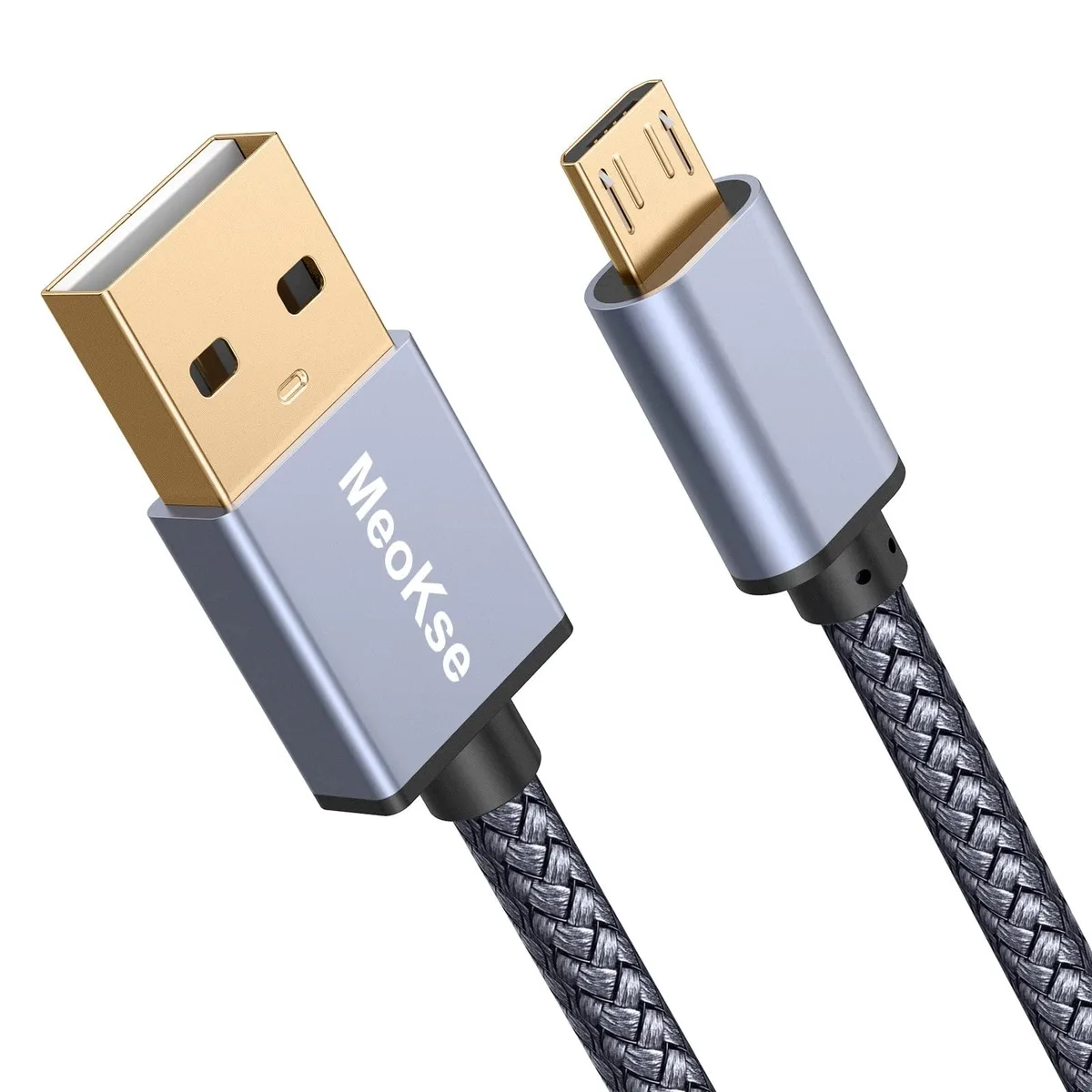  GE Meokse Micro USB Cable 20 ft Nylon Braided Male-to-Male — product photo