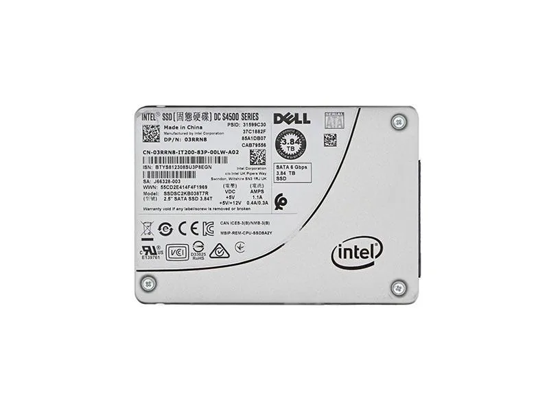 Intel Intel DC S4500 3.8TB SATA 2.5-inch internal SSD — product photo