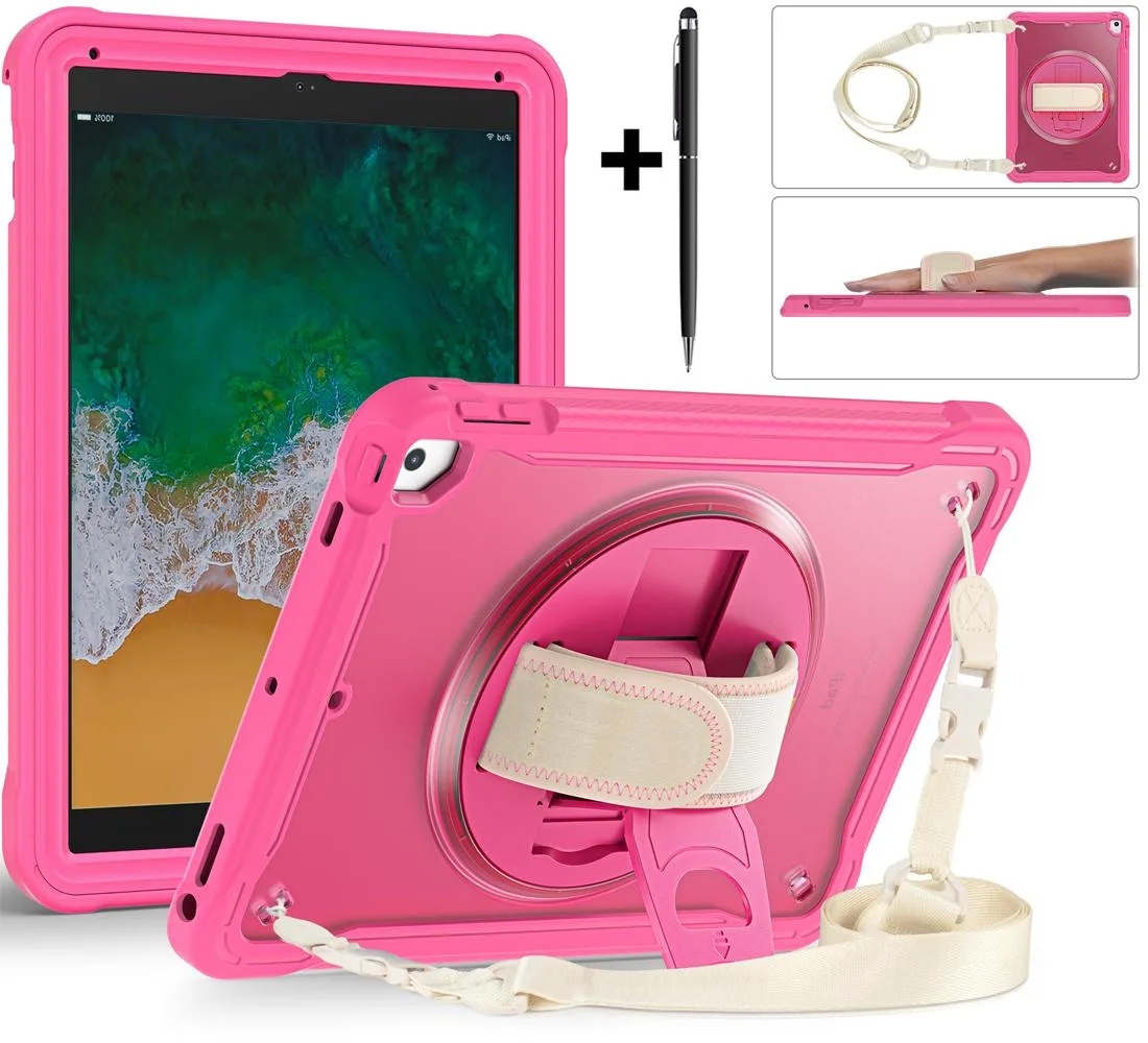 Werleo Werleo A1893/A1954 iPad 9.7 inch shockproof case Rose Red — product photo