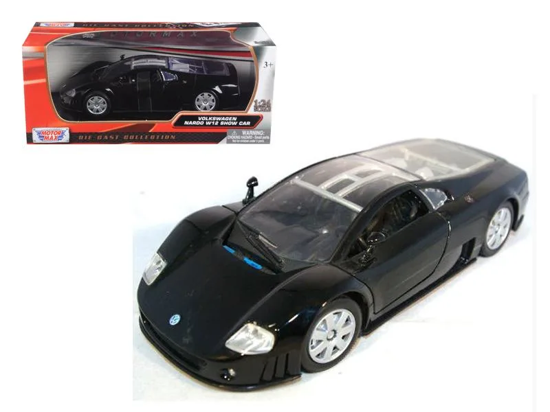 MOTORMAX MOTORMAX Volkswagen W12 Show Car Black 1/24 Diecast Model Car — product photo