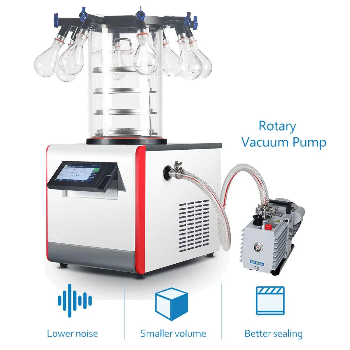 HNZXIB HNZXIB 2XZ-2 Vacuum Freeze Dryer 110V 1400 rpm 0.37 kW — product photo