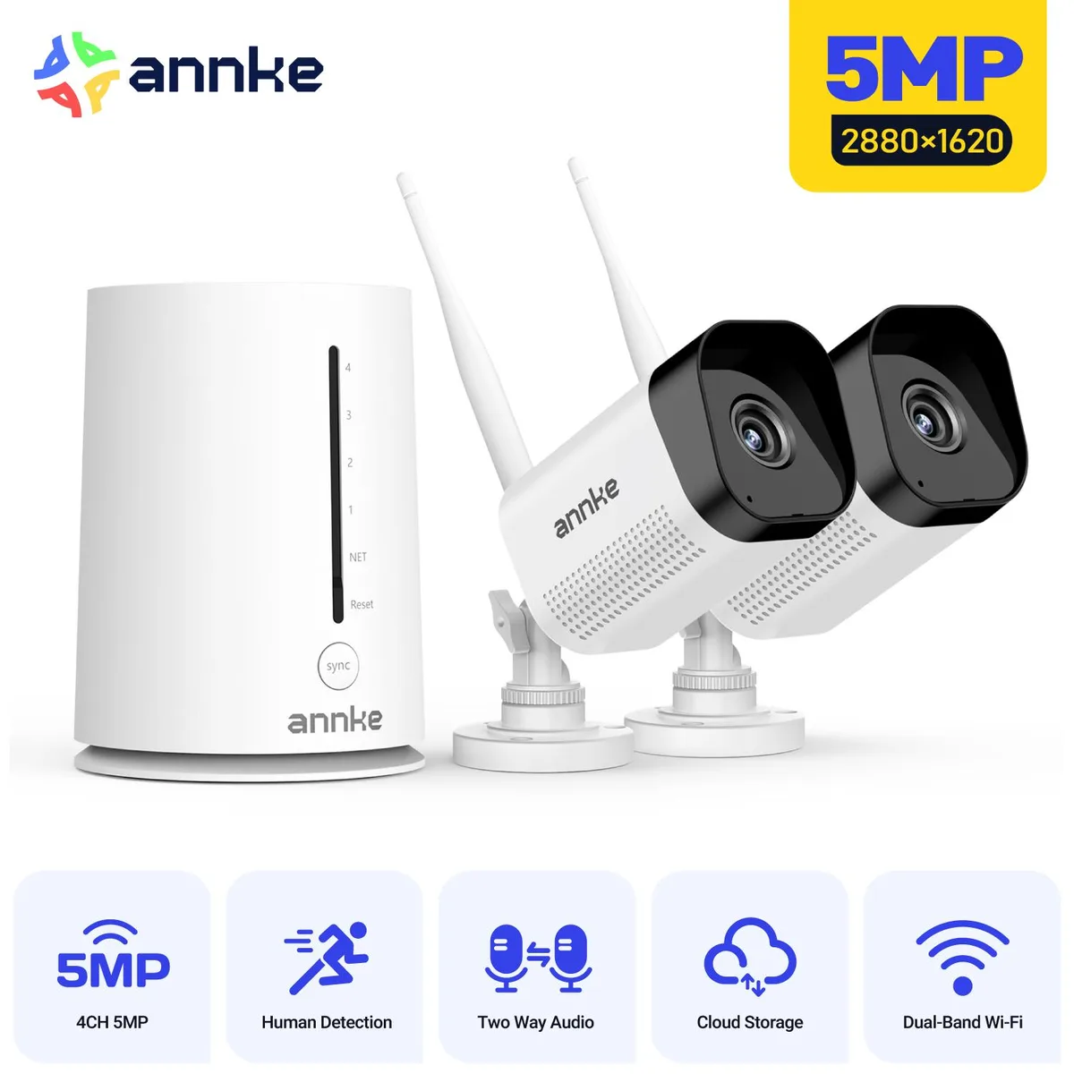 Annke Annke 5MP 3K Wireless Surveillance Security System IP66 — product photo