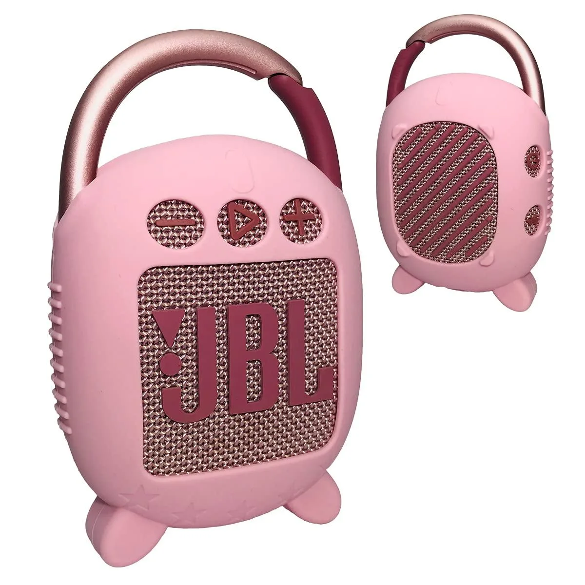  JCHPINE Silicone Cover Case for JBL Clip 4 Pink — product photo