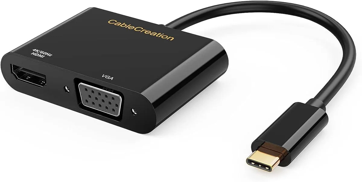 CableCreation CableCreation USB-C to HDMI 4K 60Hz VGA 1080P 60Hz Adapter — product photo