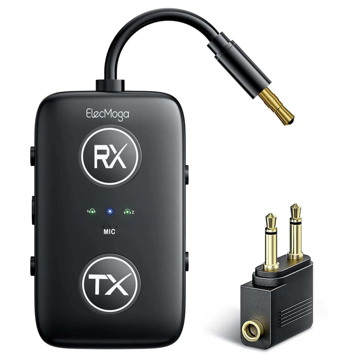 ElecMoga Bluetooth 5.4 Transmitter Receiver 2-in-1 Car HD Radio — product photo