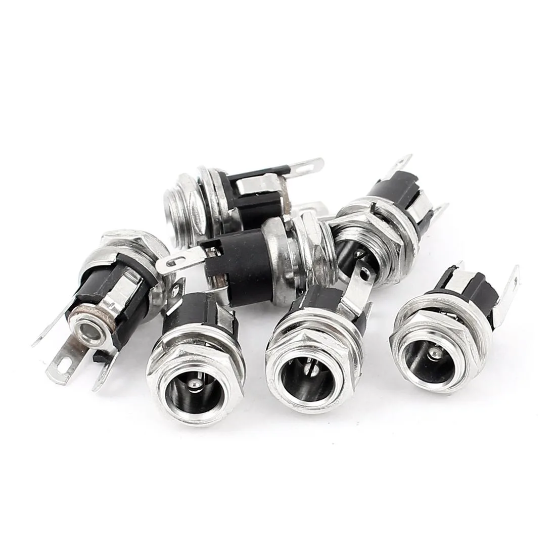 Unique-Bargains Unique-Bargains 5.5x2.1mm DC Power Jack Socket Female Panel Mount Connector 7 Pcs — product photo
