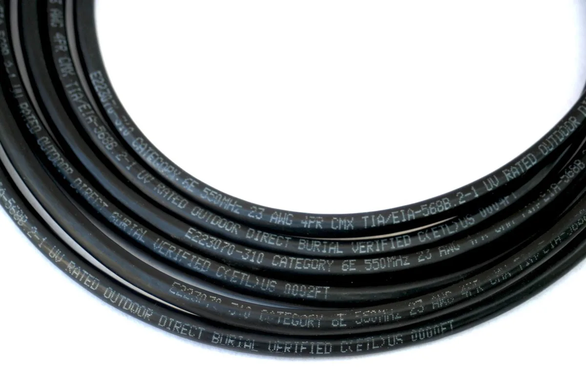 Bluecctv Bluecctv 5eosp-50ft 50 ft CAT5e outdoor burial cable 24 AWG — product photo