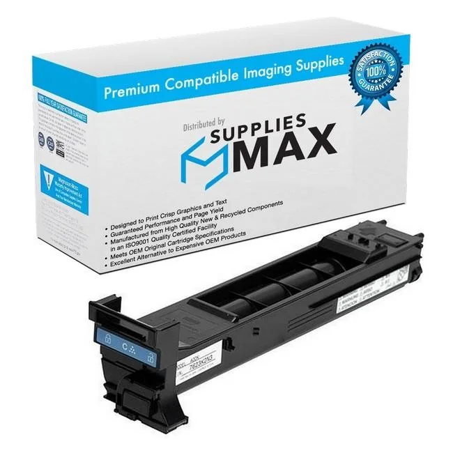 SuppliesMax SuppliesMax Cyan Toner Cartridge A0DK432 8000 Pages — product photo