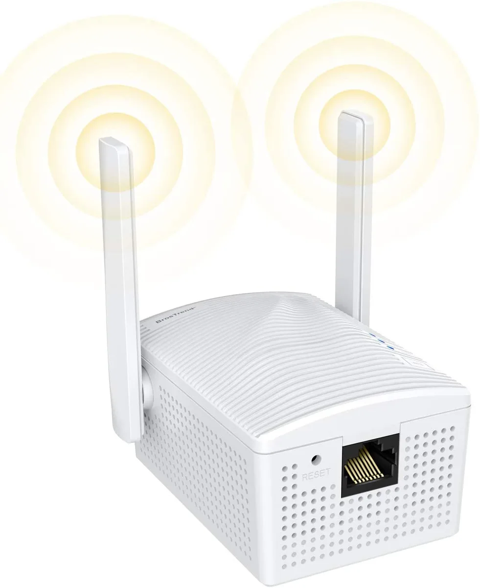 Corn Electronics Corn Electronics AC1200 Ethernet to Wi-Fi Adapter White — product photo