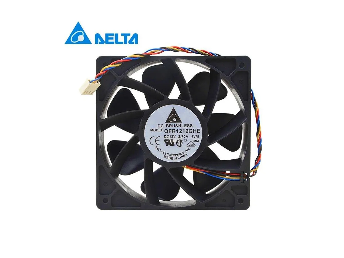 Fans Fans QFR1212GHE-PWM 12038 12V 2.7A 120mm 38mm case fan — product photo