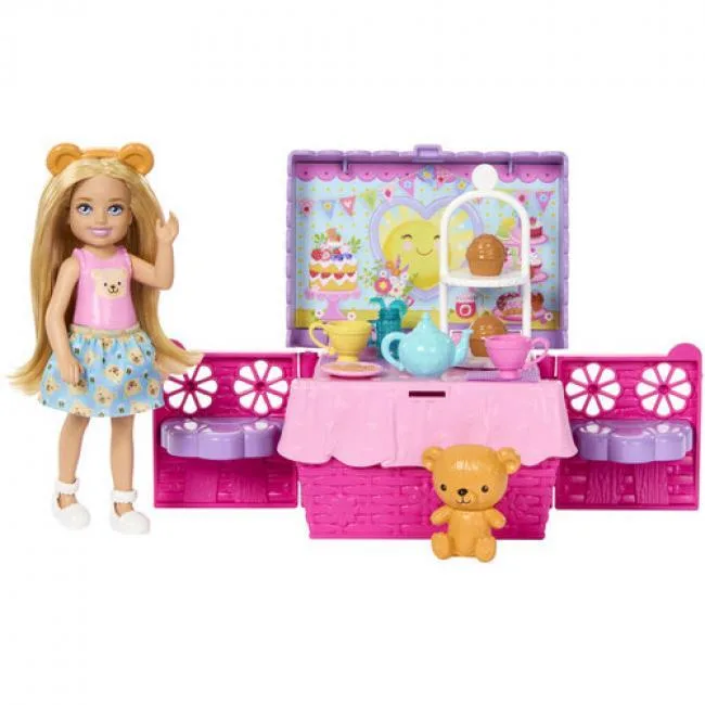 Barbie Barbie Club Chelsea Pop-Up Tea Party Playset JJB40 doll — product photo