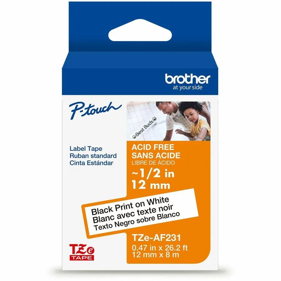 Brother Brother TZEAF231G label tape 12 mm x 8 m — product photo