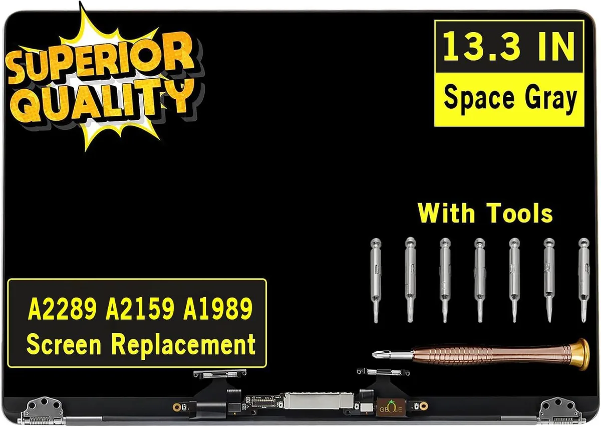 NUOLAISUN NUOLAISUN laptop screen 13.3 2560x1600 Space Gray A1989 A2159 A2289 EMC 3214 3358 3301 3456 3348 — product photo