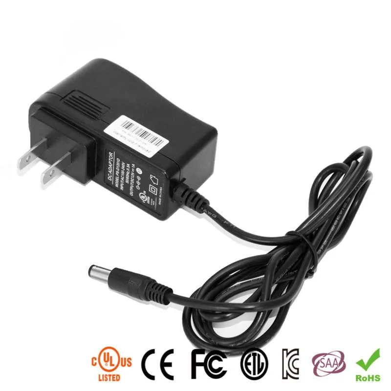 ULTRA POE ULTRA POE PS-DC1000WUx1 12V 1A US Plug 5.5×2.1mm — product photo