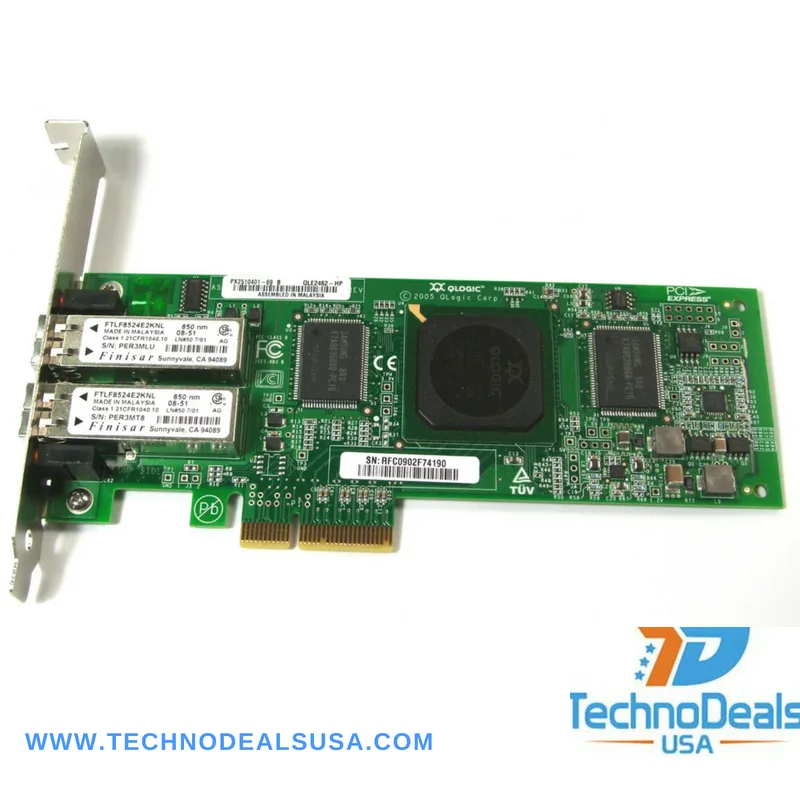 HPE HPE FC1242SRProduct 4 Gbit/s dual-channel Fibre Channel adapter — product photo