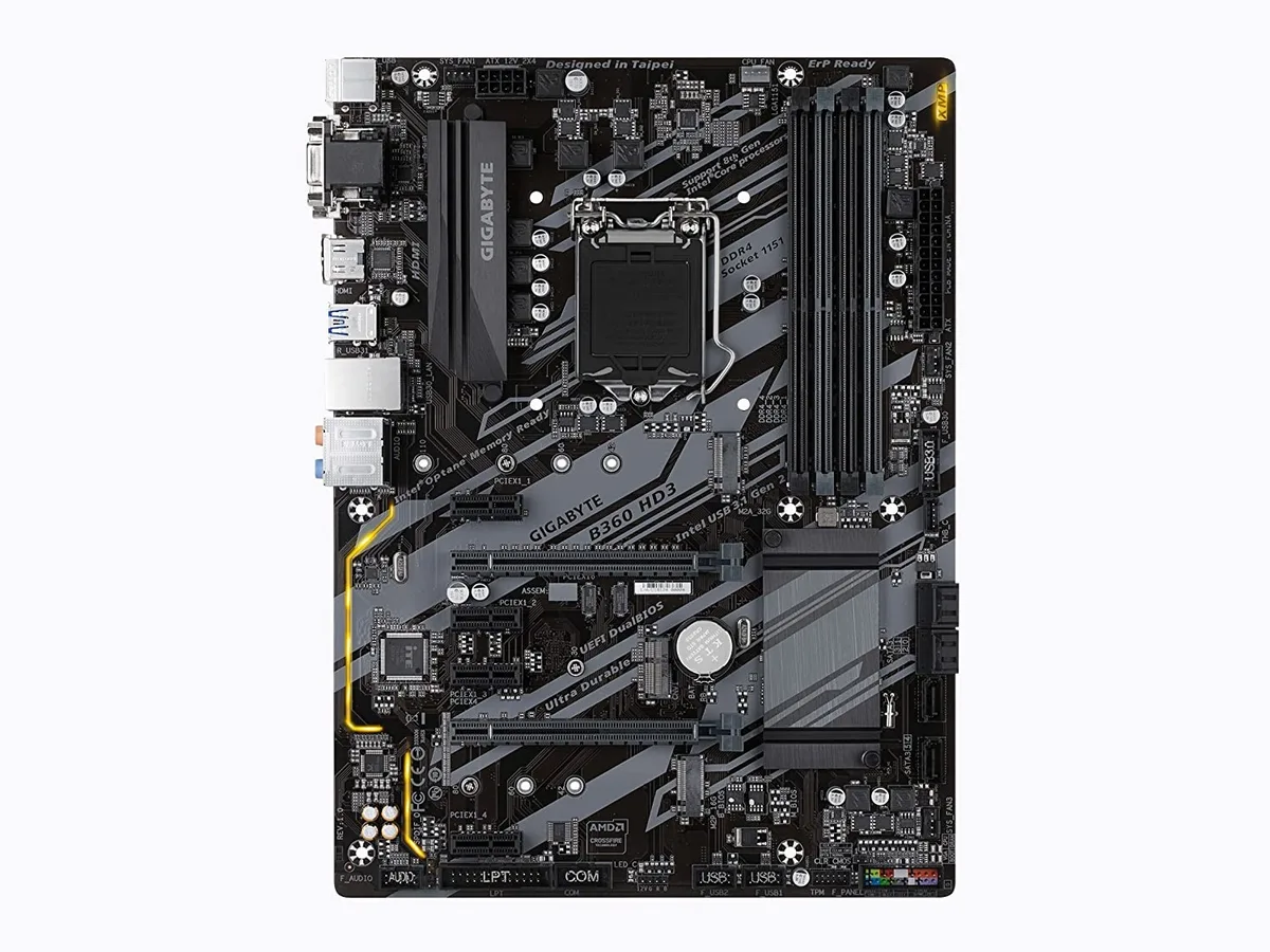 GIGABYTE GIGABYTE B360 HD3 Intel Motherboard LGA 1151 ATX — product photo