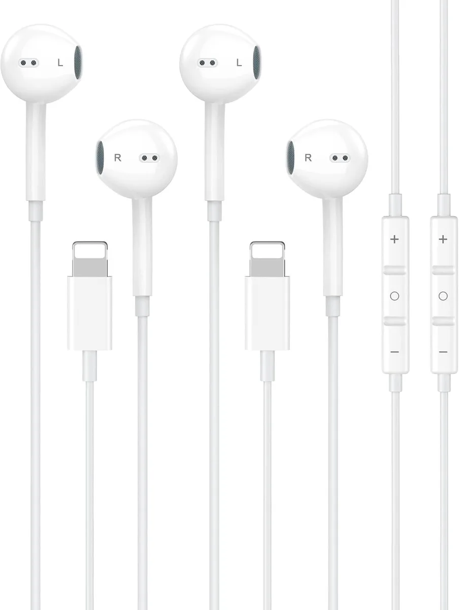 MAONO MAONO MFi Certified Wired Earbuds 2Pack Lightning — product photo