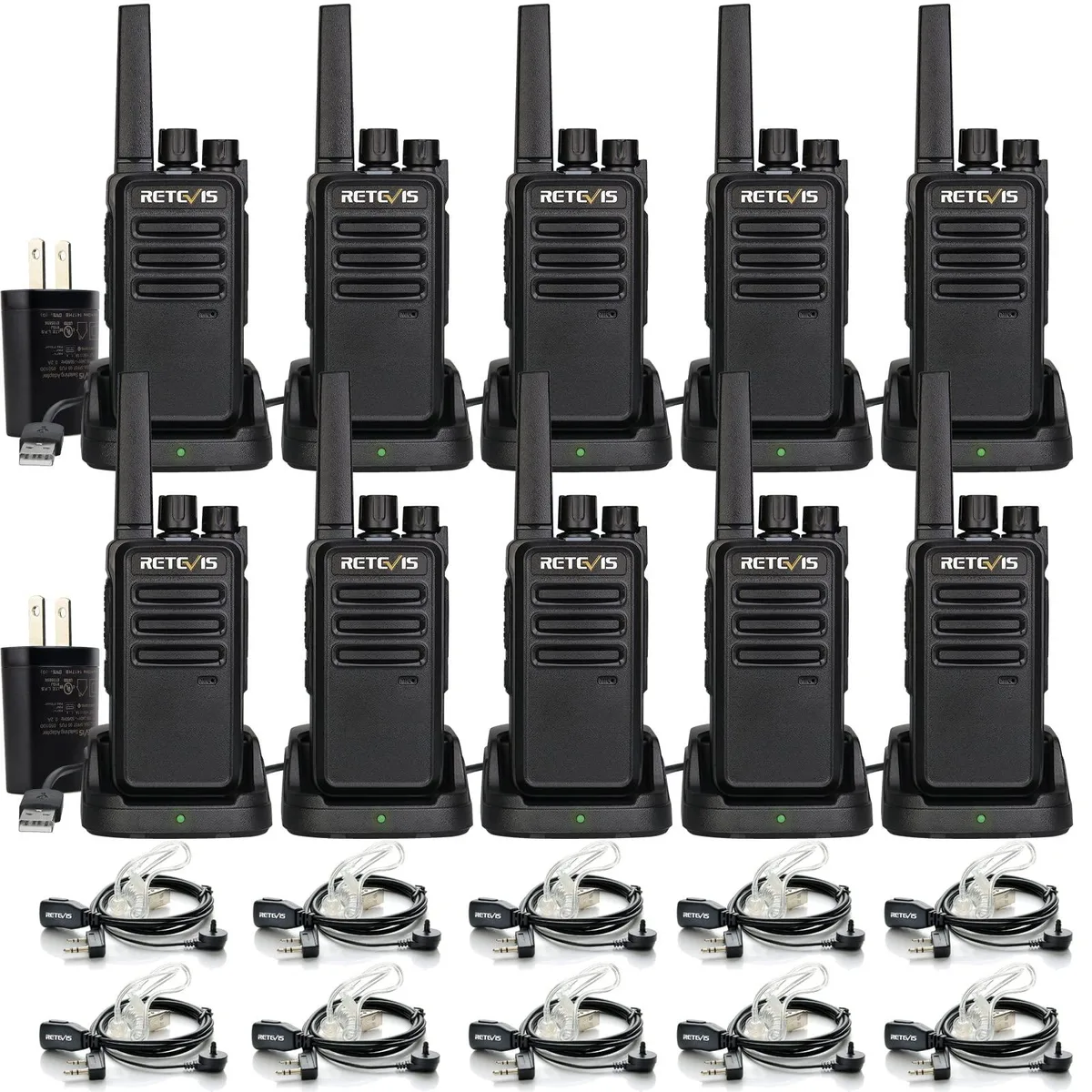 KEHIPI KEHIPI RT68 two-way radio 10 pack 16ch FRS — product photo
