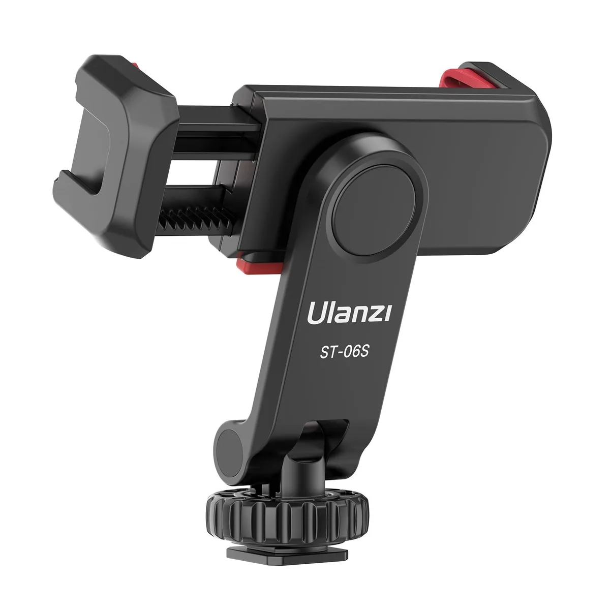  ULANZI ST-06S phone mount dual cold shoe 360° rotation 51g — product photo