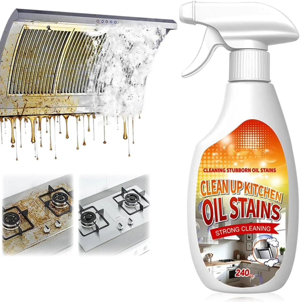 Generic Kitchen Cleaner Spray 240ml 8.45oz — product photo