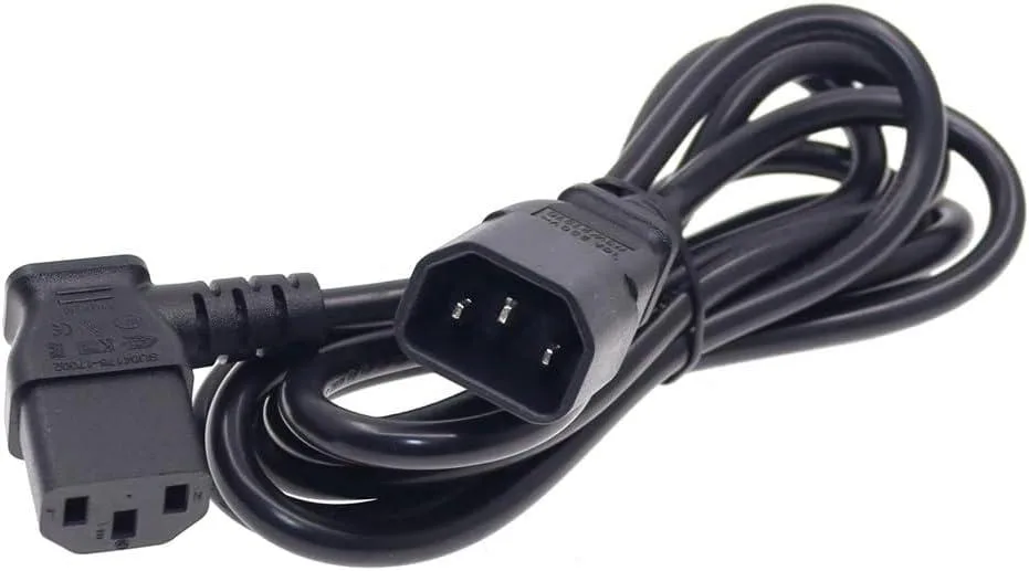 TeKit TeKit IEC 320 C14 to 90° C13 Power Extension Cord 1.5 m 18 AWG — product photo