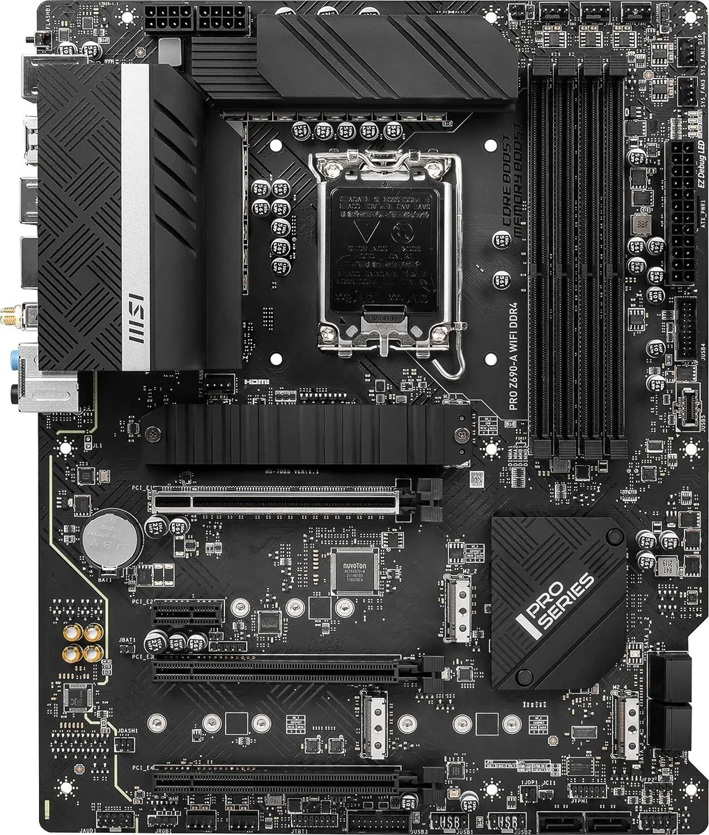 MSI MSI PRO Z690-A WIFI DDR4 Intel motherboard — product photo