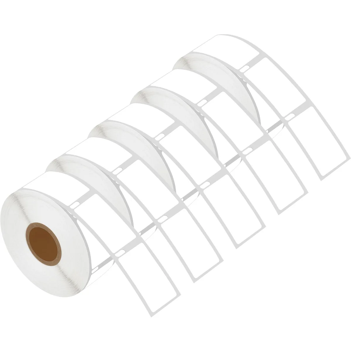 GREENCYCLE GREENCYCLE DM-30347 1" x 1-1/2" Book Spine Labels 750 per roll 5 pack — product photo
