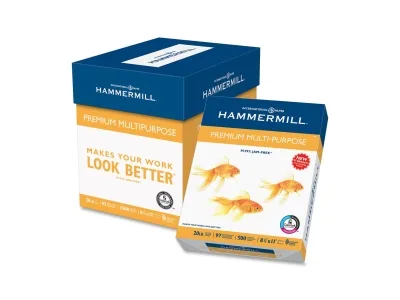 Hammermill Hammermill 105810 Paper 8.50x11 24 lb 97 Brightness 2500 Carton White — productfoto