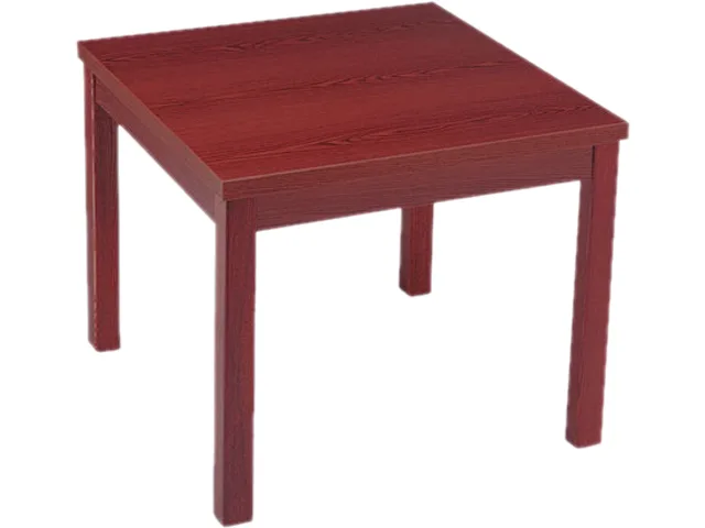 HON HON 80192NN Square Laminate Occasional Table Mahogany 24x24x20 office furniture — product photo