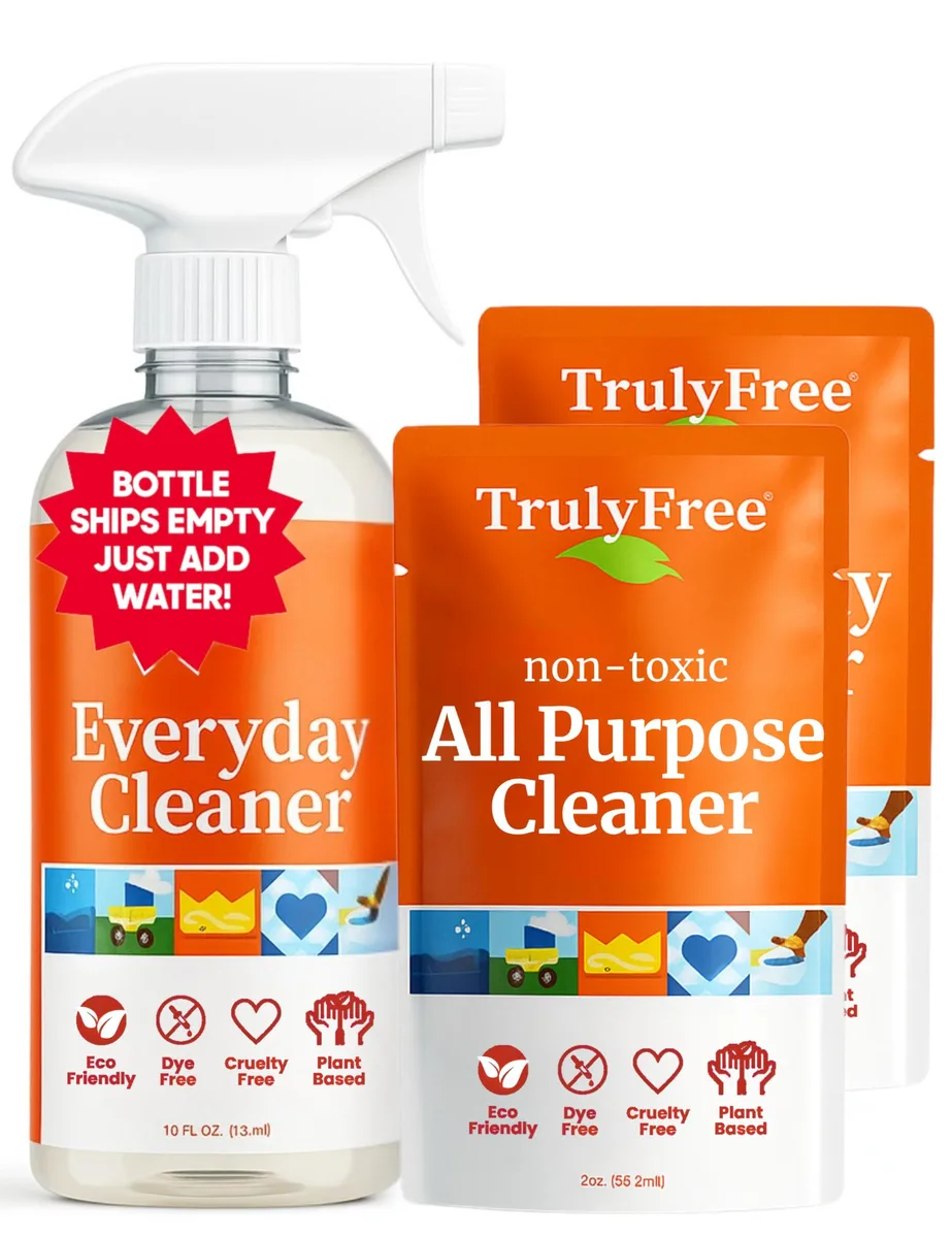  Truly Free Everyday Cleaner Kit 16 oz Bottle + Two 3 oz Fills — product photo