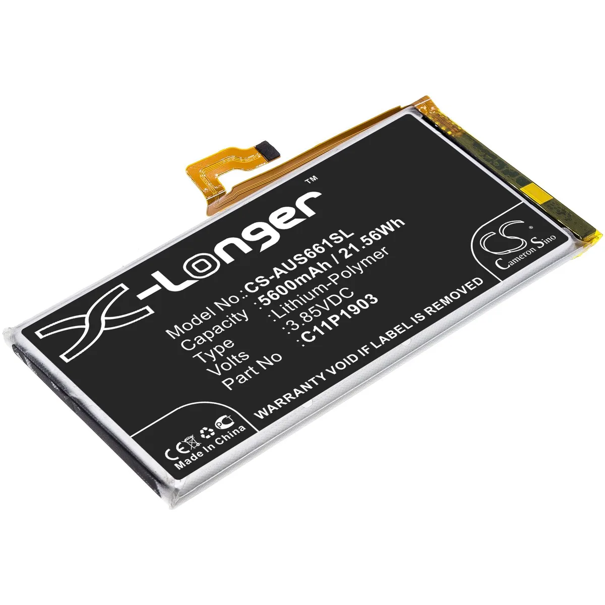 Cameron &amp; Co Cameron &amp; Co DS-CS-AUS661SL 5.6 Ah cell phone battery — product photo