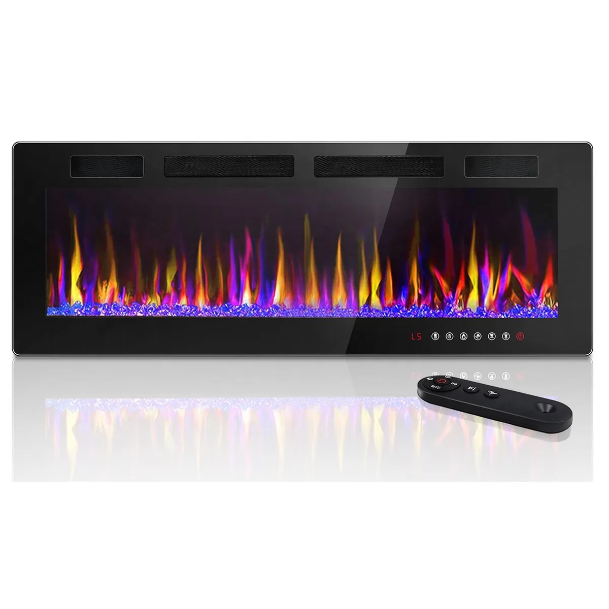 Vitesse Vitesse 50 inch Electric Fireplace Recessed Wall Mounted 750 1500W — product photo