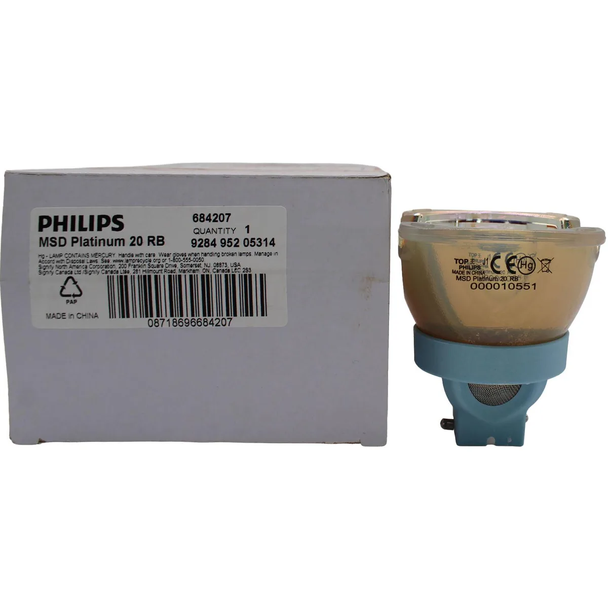 Philips Philips MSD Platinum 20RB 323741 DLP Replacement Lamp — product photo