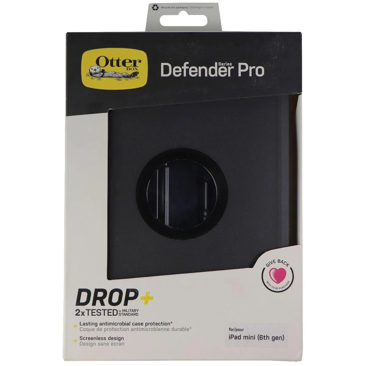 OtterBox OtterBox Defender PRO Series Case for Apple iPad mini (6th Gen) 8.3 in Black — product photo