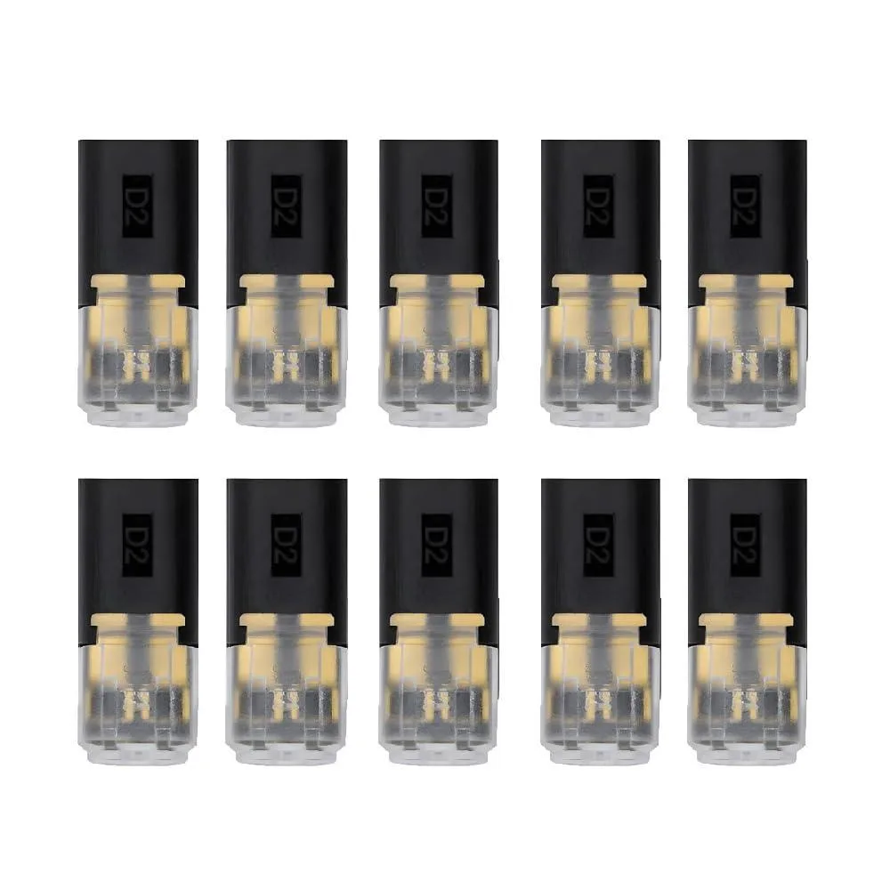 LORDWORLD LORDWORLD Double Wire Plug Connector D2 10pcs 2Pin 18-22AWG — product photo