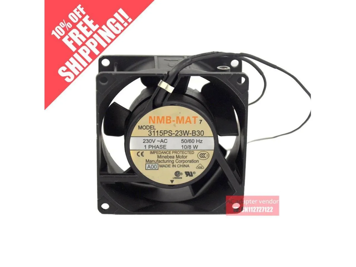Fans Fans 8038 230V dual ball 3115PS-23W-B30 80x80x38mm case fan — product photo
