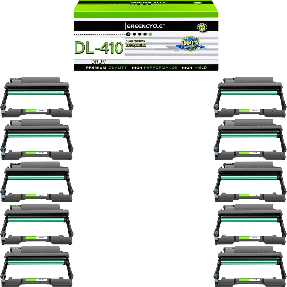 GREENCYCLE GREENCYCLE DL-410 drum unit 10-pack 12000 pages — product photo
