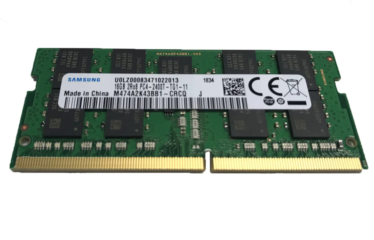 SAMSUNG SAMSUNG M474A2K43BB1-CRCQ 16GB 2Rx8 PC4-2400T-TG1-11 DDR4 SO-DIMM laptop RAM — product photo