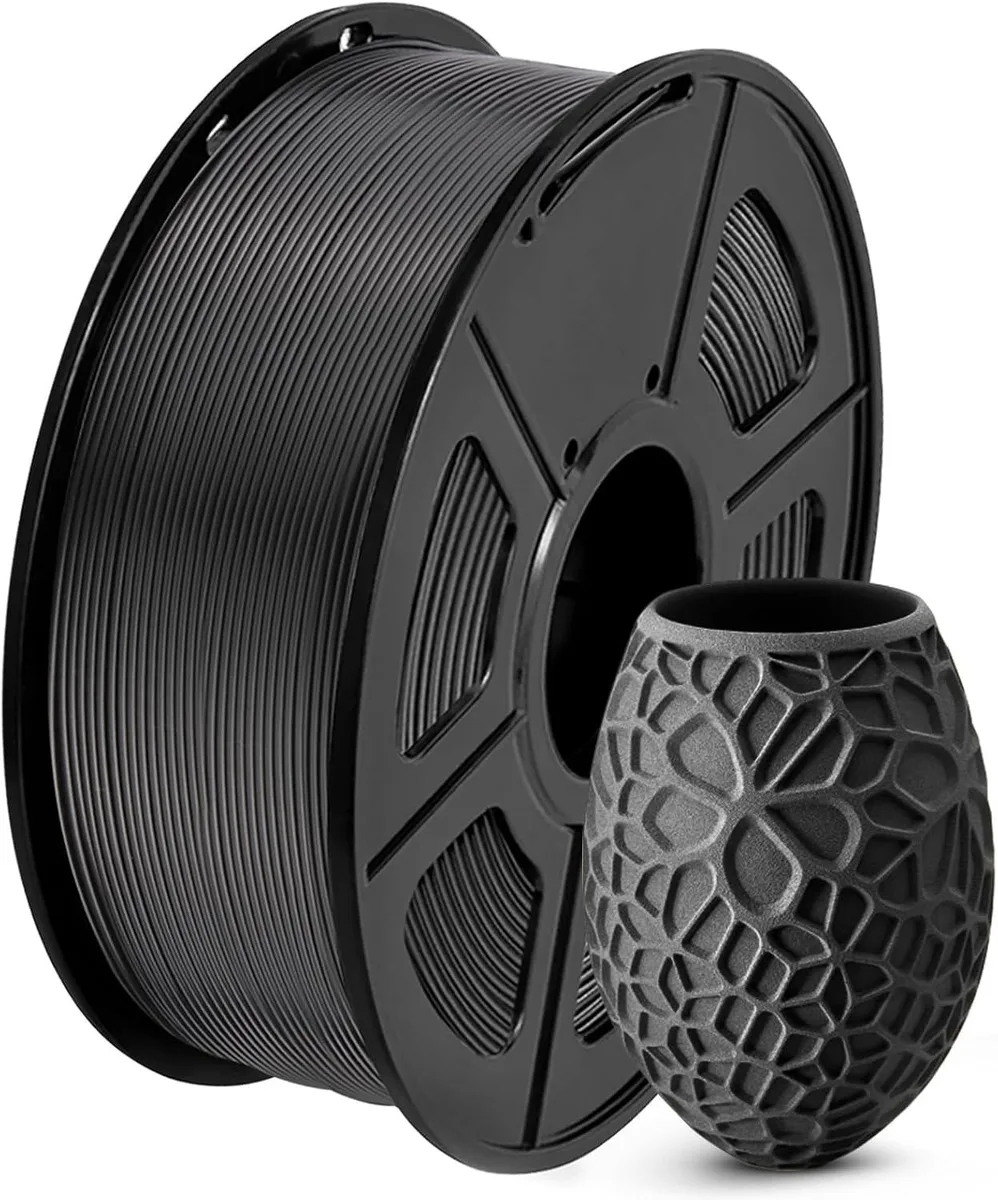 BFKK BFKK PLA Filament 1.75 mm Black 1 kg +/- .02 mm — product photo