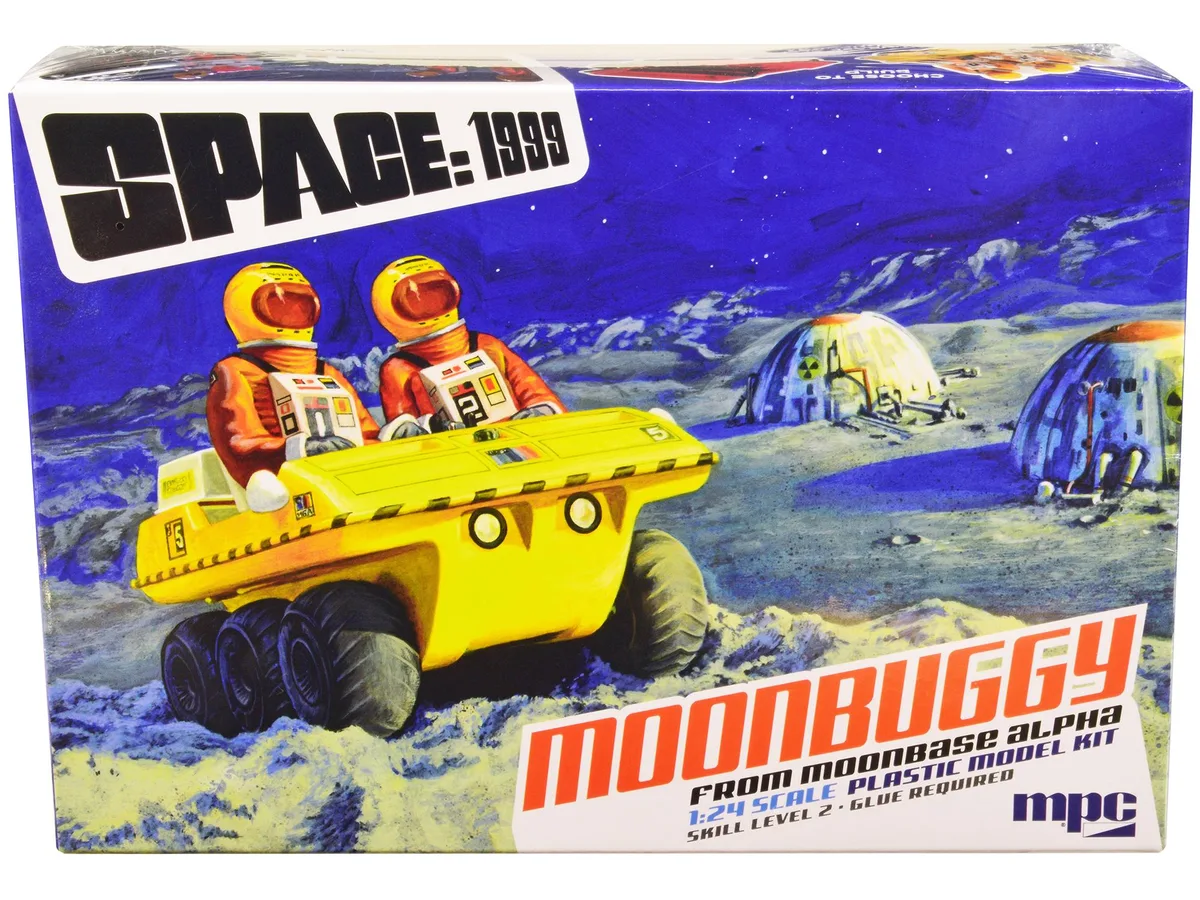 Mpc Mpc Moonbuggy/Amphicat Space: 1999 1/24 Scale 2-in-1 Model Kit 46 Parts — product photo