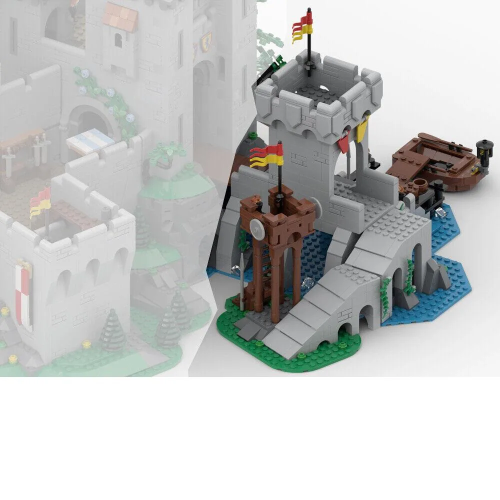 ZITIANYOUBUILD ZITIANYOUBUILD MOC-139136 Medieval Bridge Expansion 604 Parts — product photo