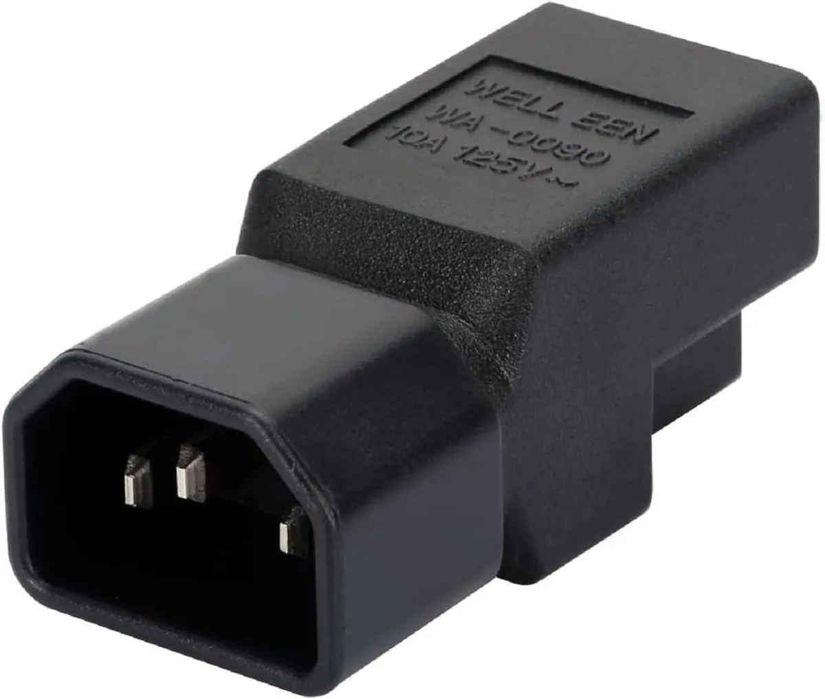 TeKit TeKit IEC C14 to NEMA 5-15R Power Adapter Space Gray — product photo