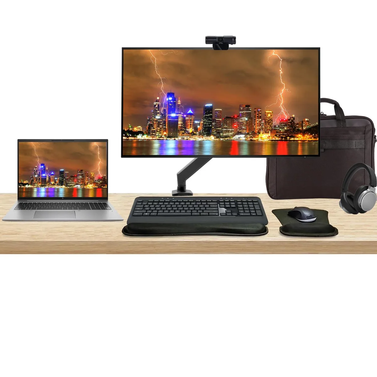 HP HP ZBook Firefly G10 16 i7 32GB 1TB Win11 Pro Z32k 4K Bundle — product photo