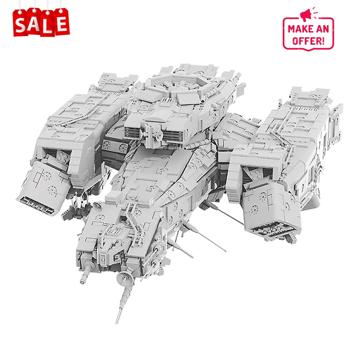 ZITIANYOUBUILD ZITIANYOUBUILD MOC-9803 Nostromo Commercial Spacecraft 9233 Pieces — product photo