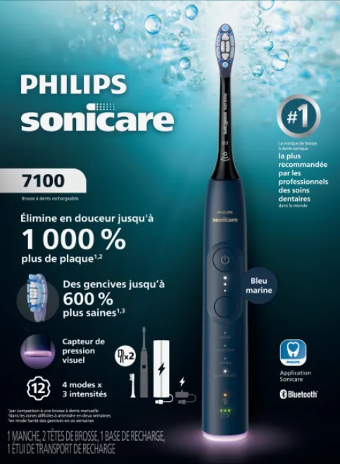 Sonicare Sonicare HX7423/04 7100 Series Electric Toothbrush Navy Blue oral care — product photo