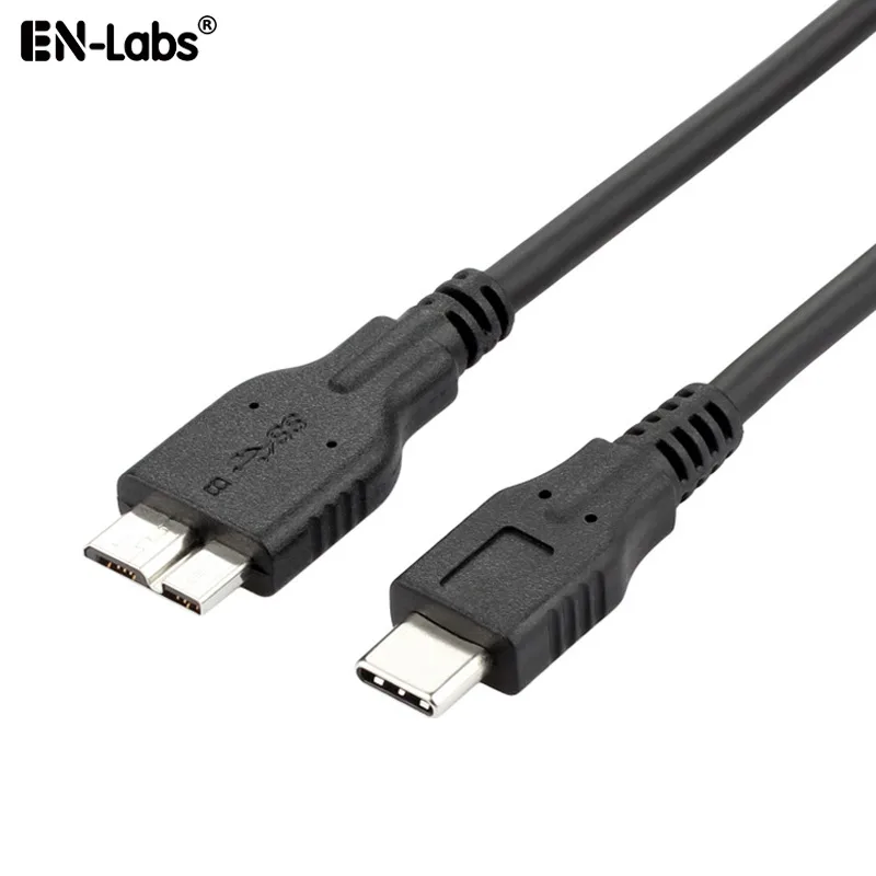 EN-Labs EN-Labs U3CTOMICRO1MBK USB 3.0 USB-C to Micro-B Cable 3.3ft Black — product photo