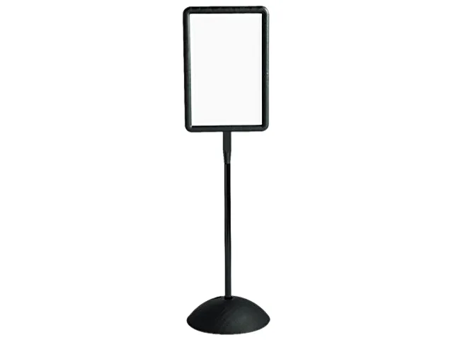 Safco Products Safco Products 4117BL Double Sided Board 14 x 22 Black Frame — product photo