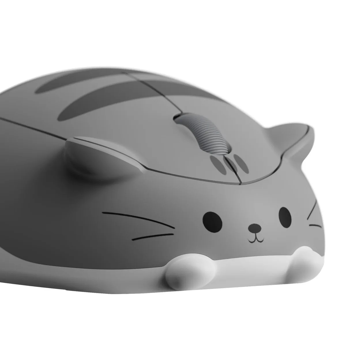  Akko Cat Theme Wireless Gaming Mouse Gray BT3.0 BT5.0 2.4G — product photo