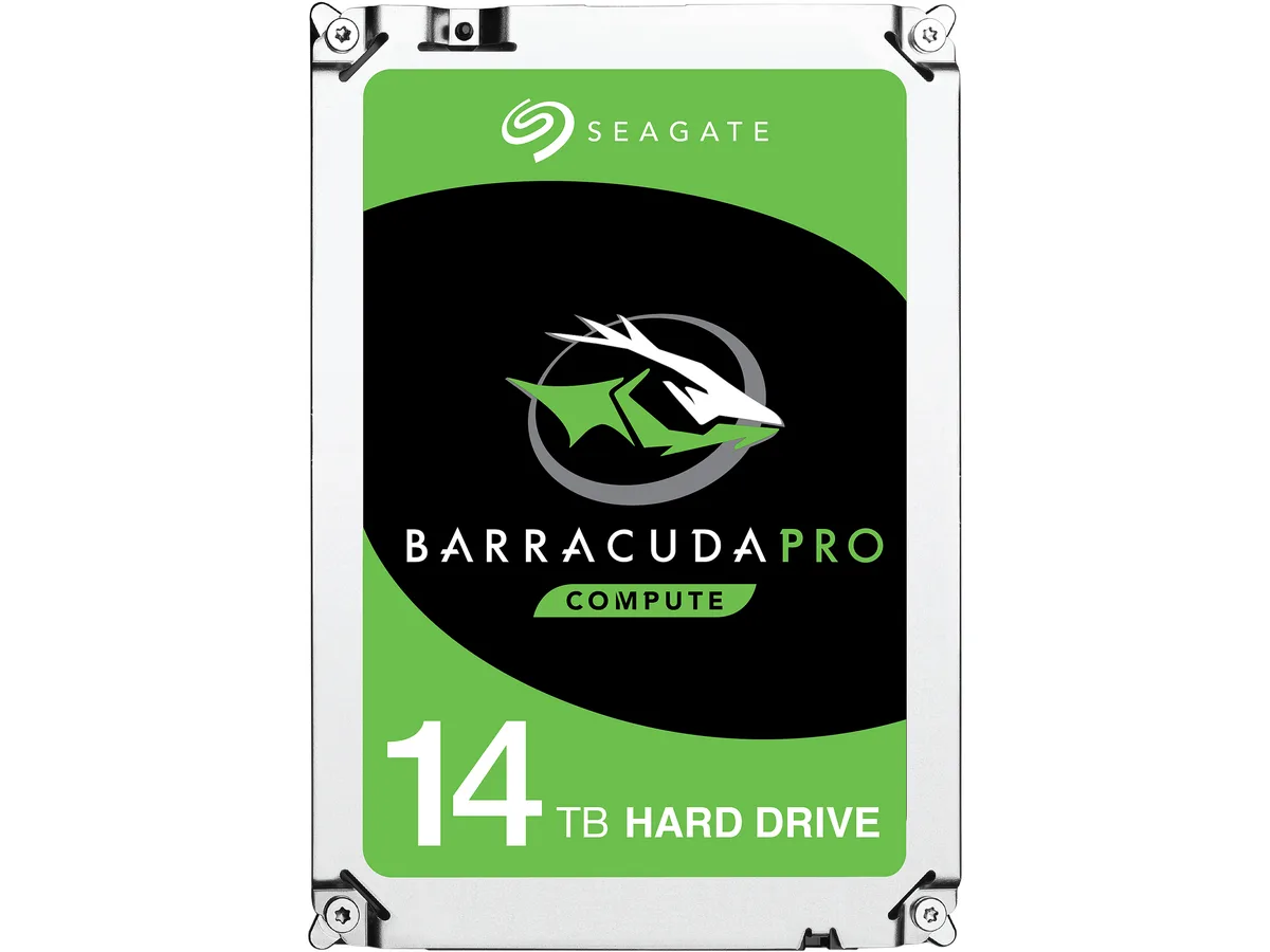 Seagate Seagate BarraCuda Pro ST14000DM001 14TB 7200 RPM 256MB SATA 3.5" internal hard drive — product photo