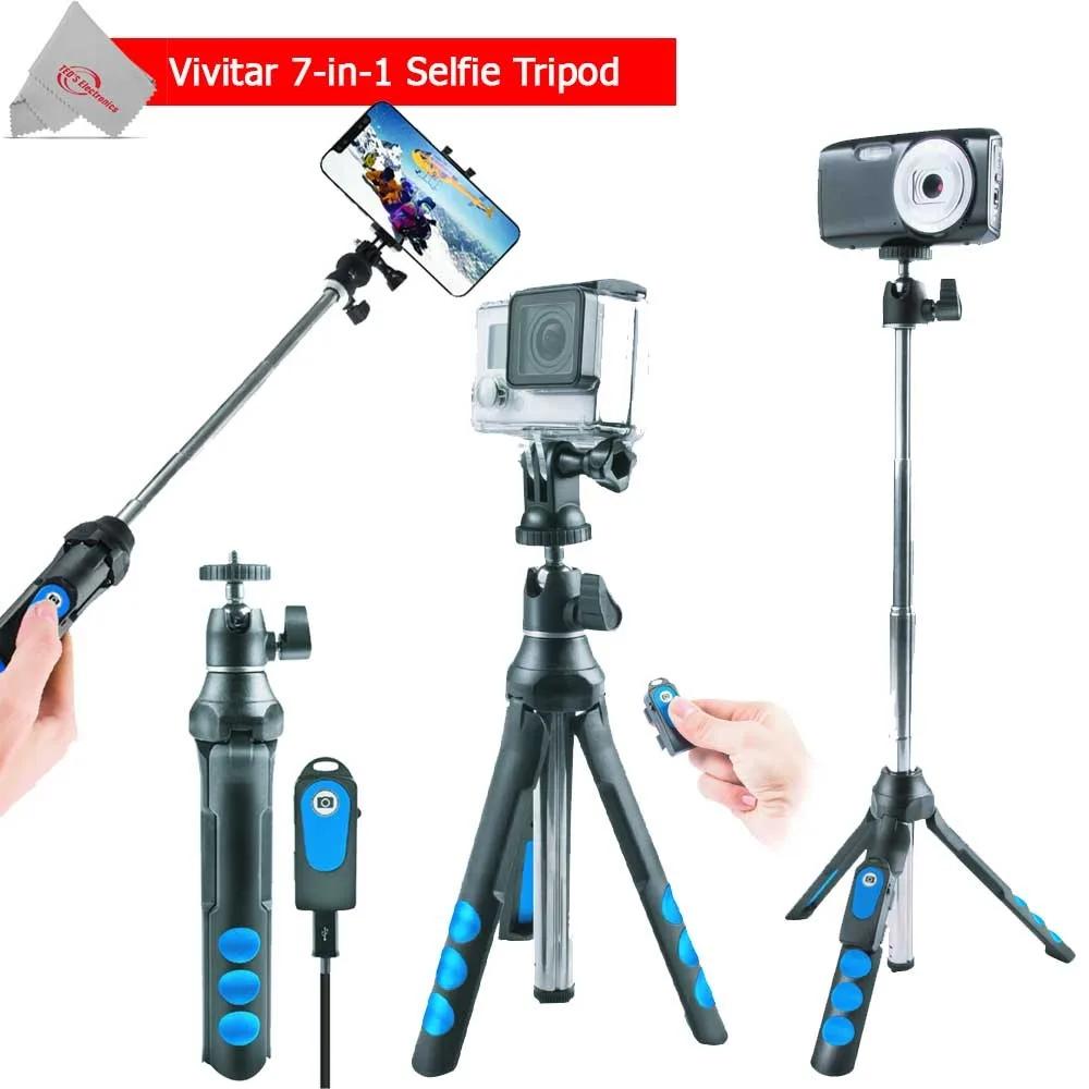 Vivitar Vivitar 7-in-1 Streaming Essentials Selfie Tripod with Wireless Remote — product photo